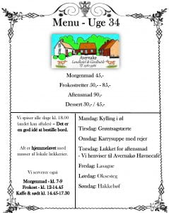 menu - uge 34